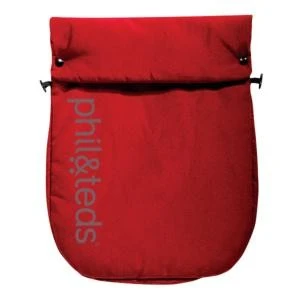 Phil&teds Promenade/Smart Cosy Toes Fußwärmer - Cherry / Rot