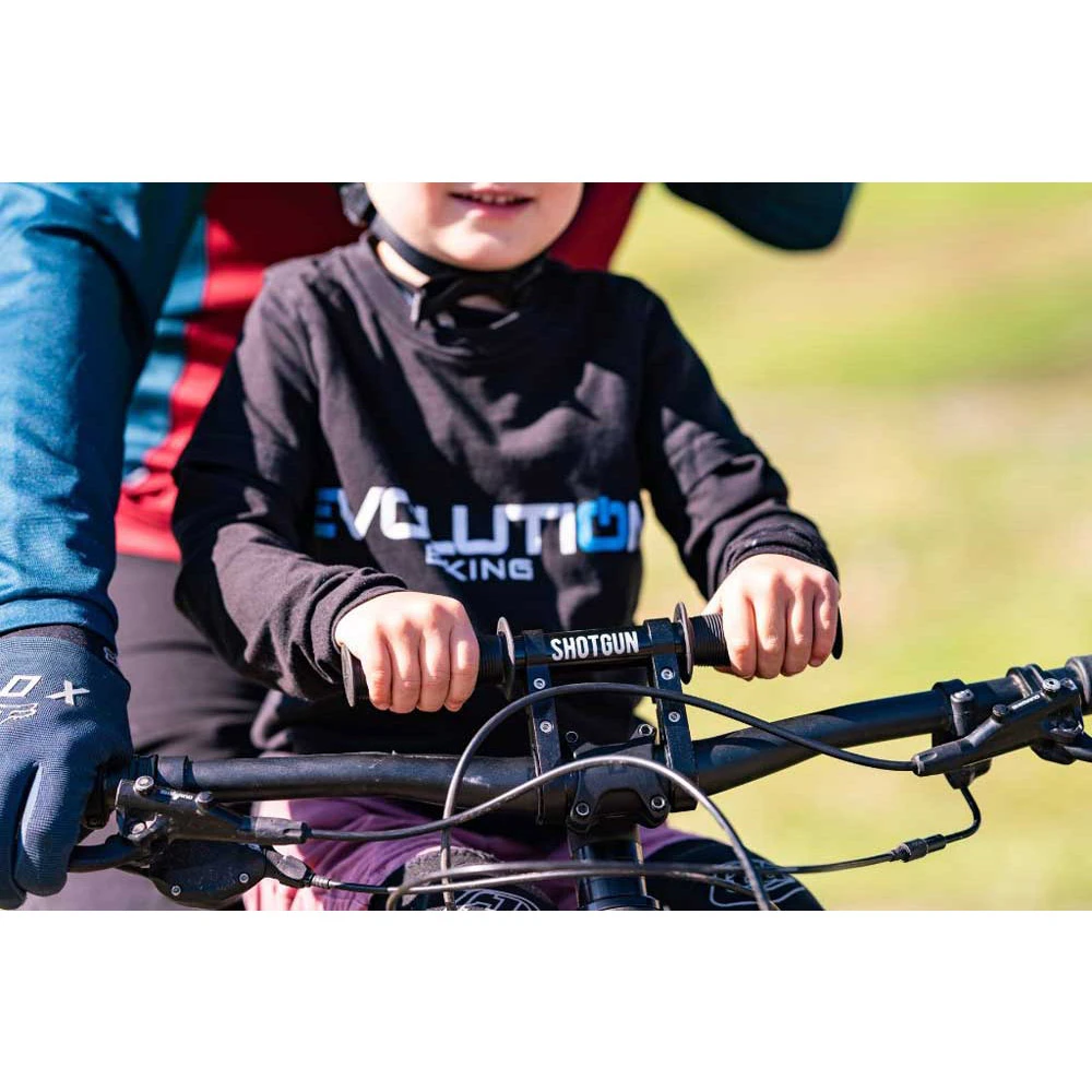 Kids Ride Shotgun MTB Front Kindersitz/Lenker Set, 25.4/31.8/35.0 Mm, Black â Bild 8
