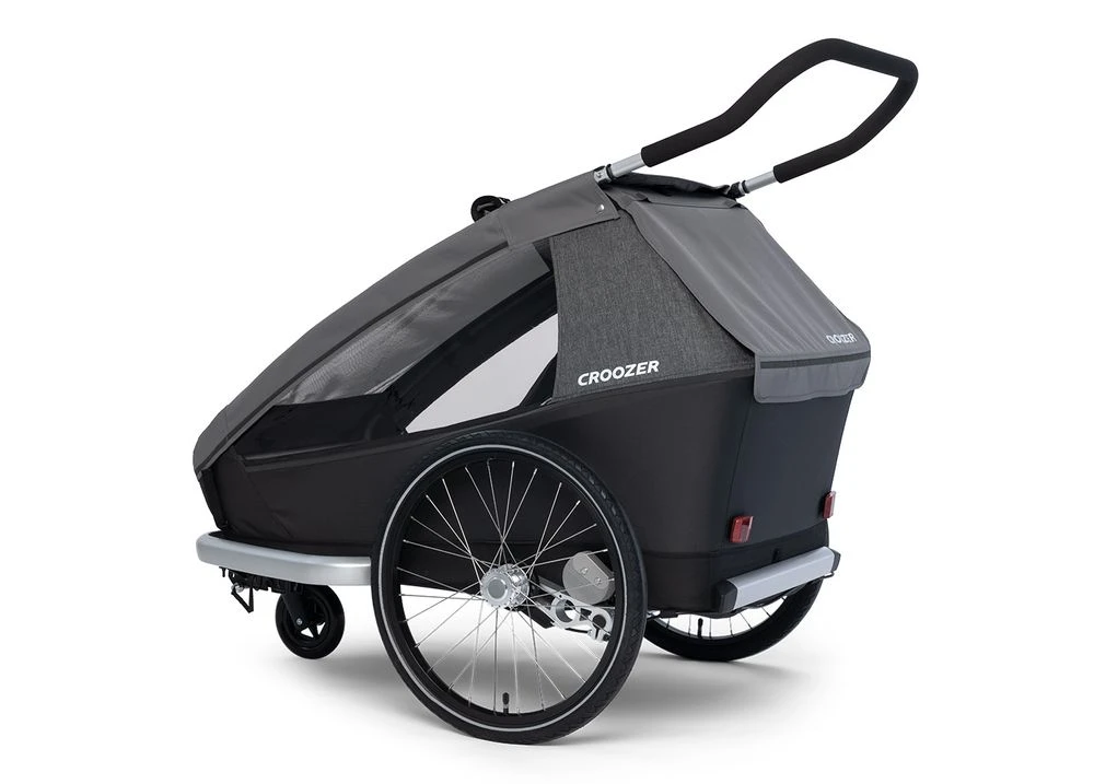 CROOZER Kid Keeke 2 Mountain Grey - Fahrradanhänger – Bild 3