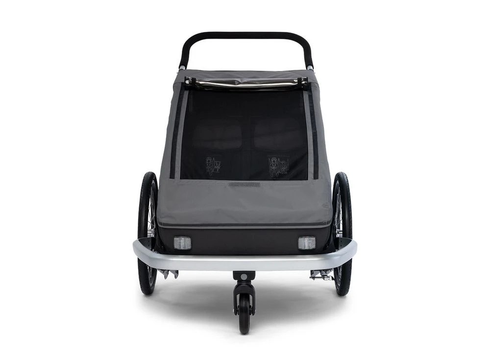 CROOZER Kid Keeke 2 Mountain Grey - Fahrradanhänger – Bild 4