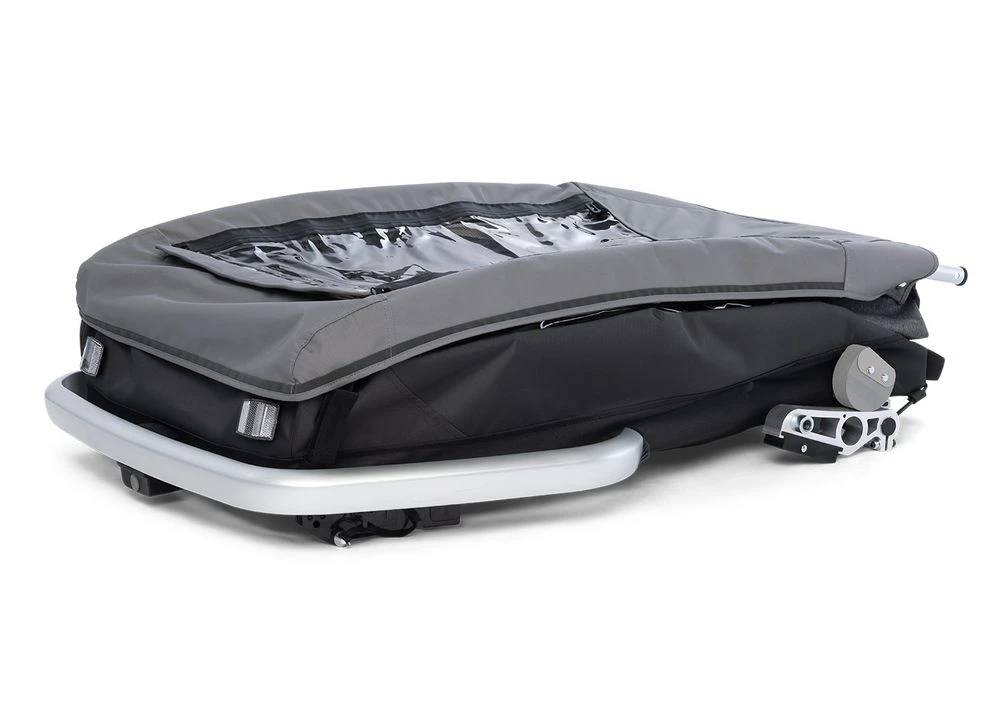 CROOZER Kid Keeke 2 Mountain Grey - Fahrradanhänger – Bild 7